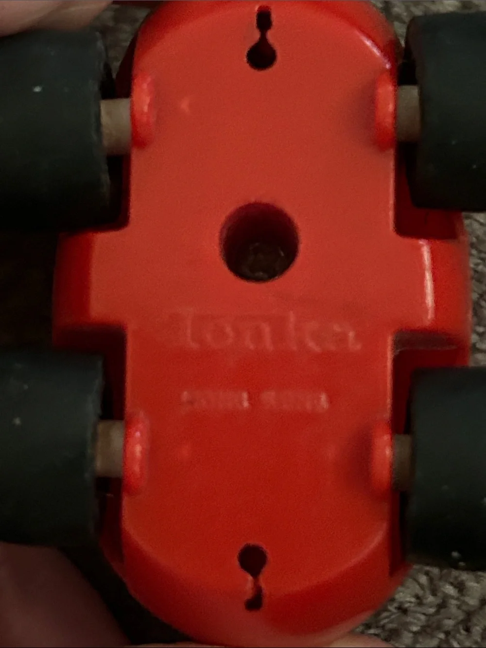 Vintage Tonka Lady Bug Red Plastic Die Cast Toy Car Vehicle